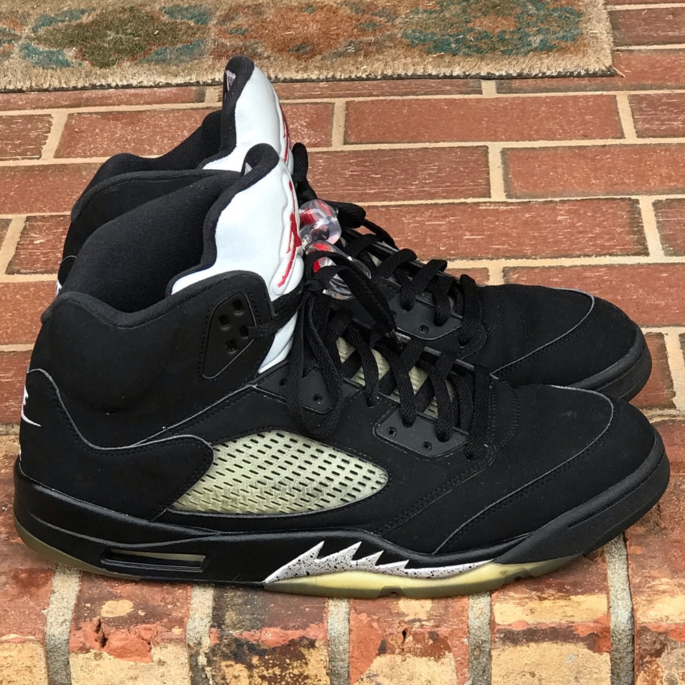 Air Jordan Retro 5 Black Metallic Size 13 (2016) - Picture 1 of 8